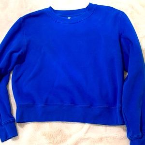 Fabletics Cobalt Blue Crewneck - Women’s Size L